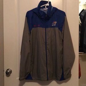 Kansas Jayhawks Columbia Raincoat- L